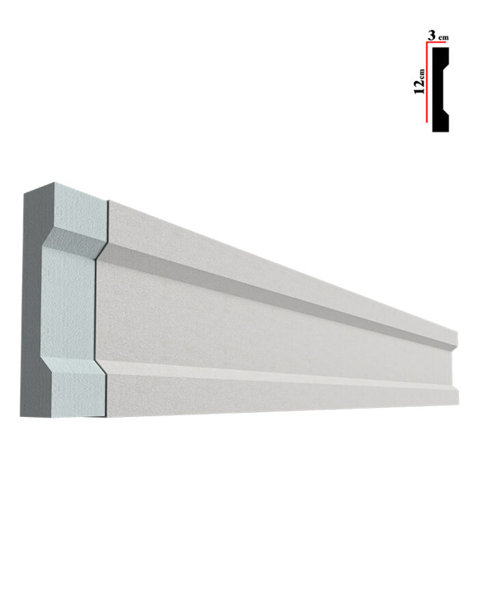 Ancadrament decorativ fereastra, S-1397, 200x12x3cm