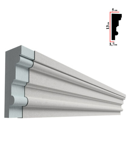 Ancadrament decorativ fereastra, S-1580, 200x13x5cm