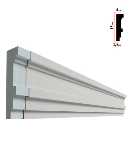 Ancadrament decorativ fereastra, S-1610, 200x15x4cm