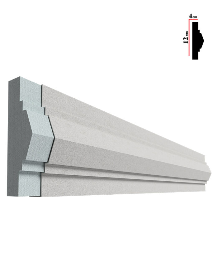 Ancadrament decorativ fereastra, S-1620, 200x12x4cm