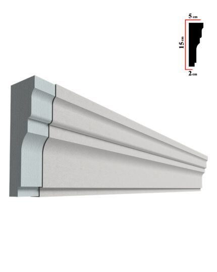 Ancadrament decorativ fereastra, S-1650, 200x15x5cm