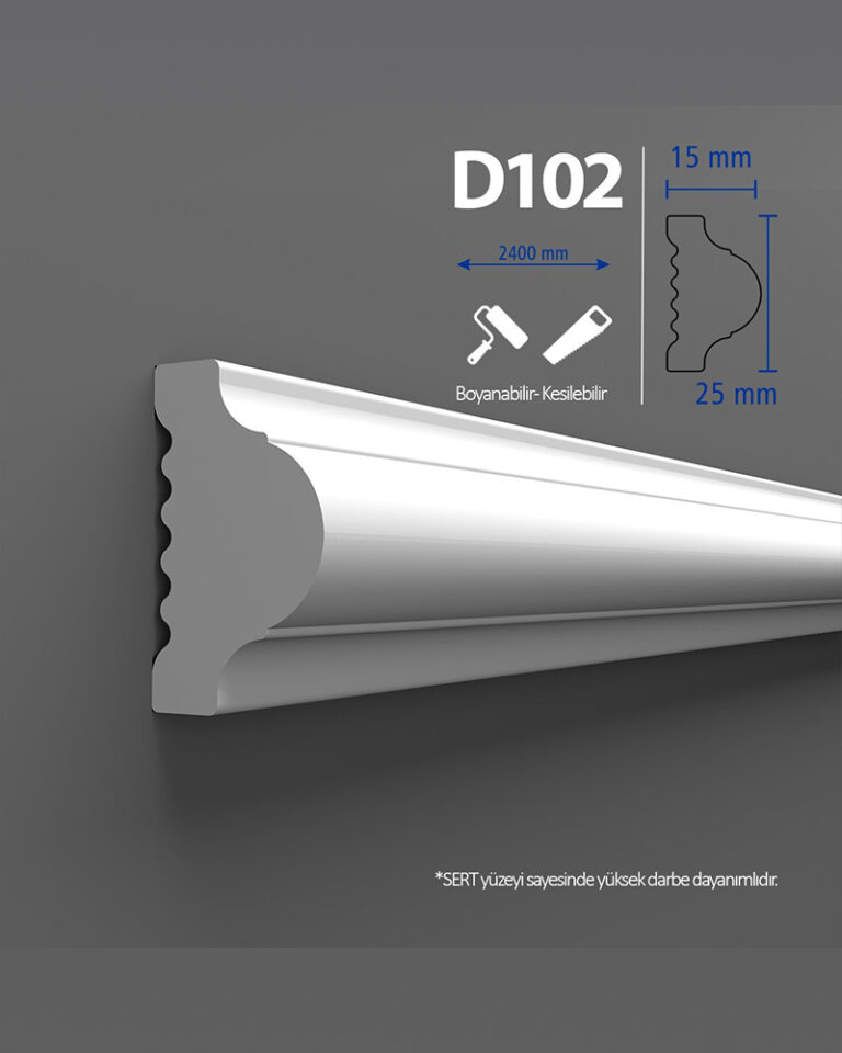 Brau duropolimer, D-102, 240x2.5x1.5cm