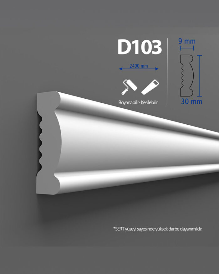 Brau duropolimer, D-103, 240x3x0.9cm