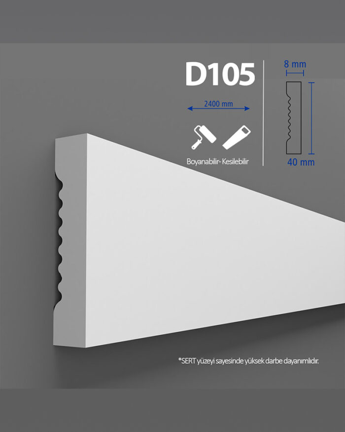 Brau duropolimer, D-105, 240x4x0.8cm