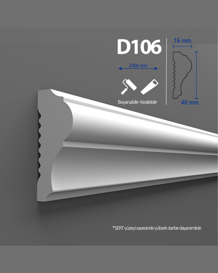 Brau duropolimer, D-106, 240x4x1.6cm