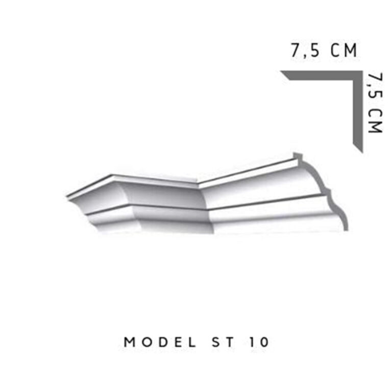 Cornisa tavan, ST-10, 200x7.5x7.5cm