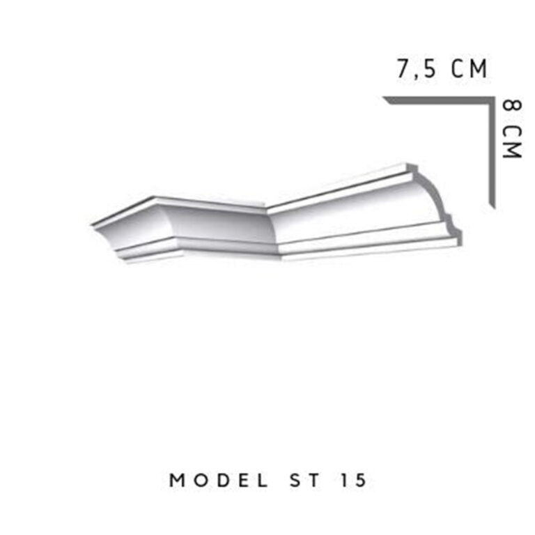 Cornisa tavan, ST-15, 200x7.5x8cm