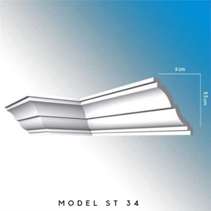 Cornisa tavan, ST-34, 200x9x9.5cm