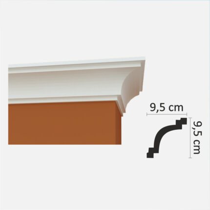 Cornisa tavan, ST-40, 200x9.5x9.5cm